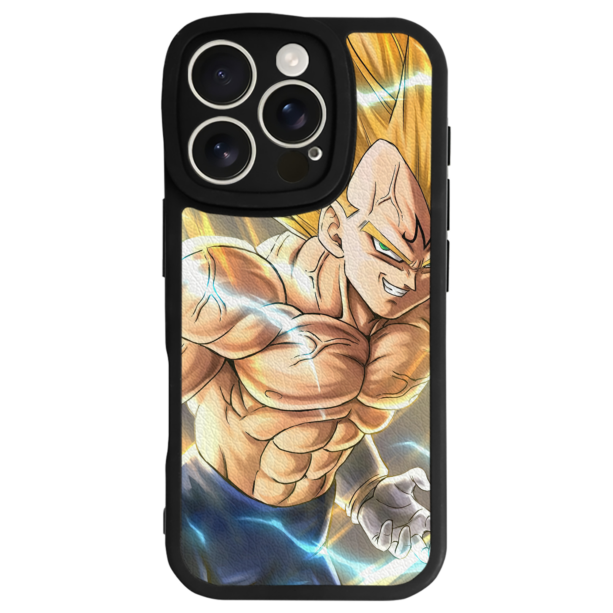 （画像用） ドラゴンボール DRAGON BALL 【iPhone 16シリーズ対応】シリコンスマホケース（レザー調） 材質：シリコン